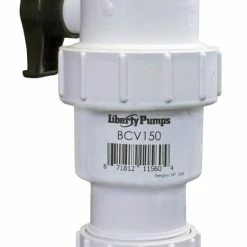 New ๐ Liberty Pumps 1-1/2 in. Plastic Socket Weld Combination Valve โจ