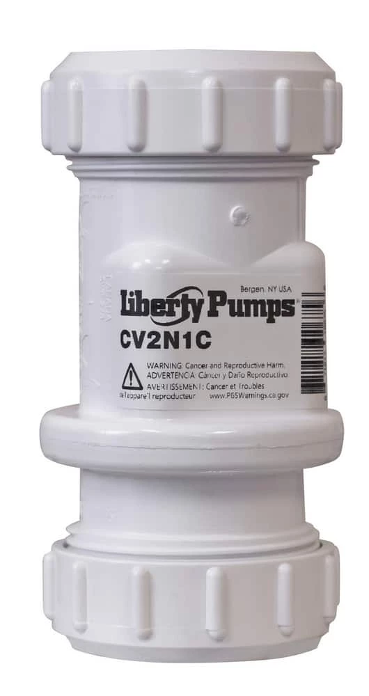 Buy ๐ Liberty Pumps 1-1/4 x 1-1/2 in. PVC Compression Check Valve ๐ 3 Buy ๐ Liberty Pumps 1-1/4 x 1-1/2 in. PVC Compression Check Valve ๐